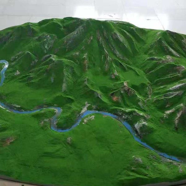 怎样按实际临洮地形雕刻制作